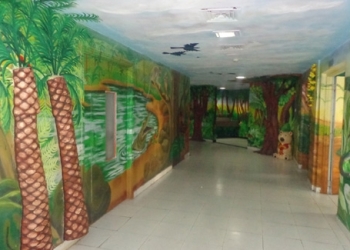 School Corridor